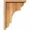 Ekena Millwork New Brighton Rough Sawn Corbel w/Backplate, Western Red Cedar, 6"W x 12"D x 16"H COR06X12X16NEB01RWR - alternate 3
